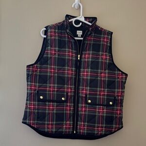 J. Crew Plaid Vest